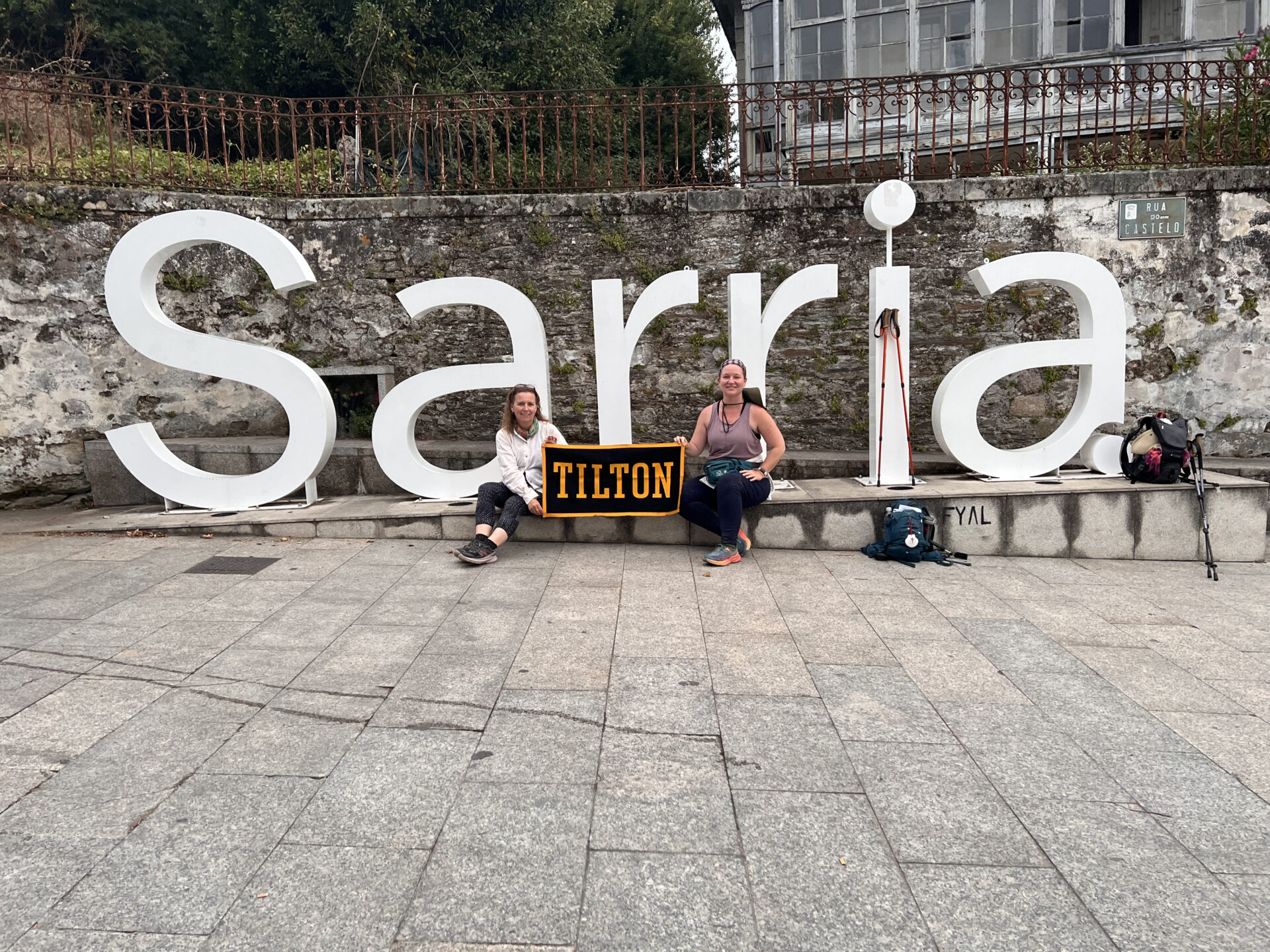 Sarria - less than 70 miles to go