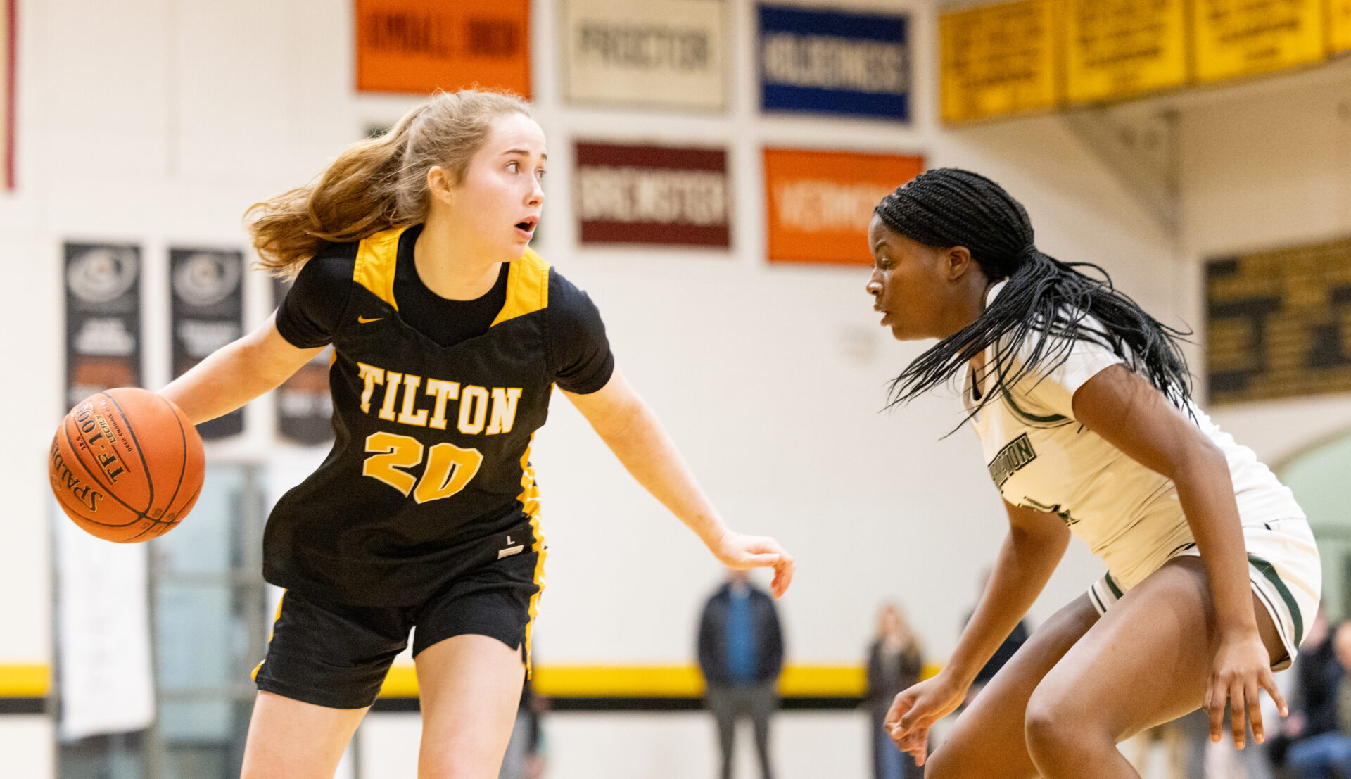 Tilton defeats New Hampton during the Tilton vs. New Hampton Varsity Girl's Basketball Game  on Feb. 24, 2023 at Tilton School in Tilton, N.H. (Jesse Wolfe/Tilton School)